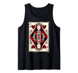 Queen Of Hearts Valentines Day Cool V-Day Couple Matching Tank Top