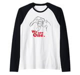 Disney Lion King Simba and Nala We are One Love Raglan Baseball Tee