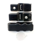 NiteRider Unisex Adult Photo Pack (Hot Shoe Mount, Tri-Pod Magnet Mount, Diffuser Lens, Belt Clip) Kit - Black, One Size