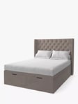 Koti Home Astley Upholstered Ottoman Storage Bed, King Size