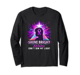 Bright Shine Epilepsy Can't Dim My Light Kid Awareness Month Long Sleeve T-Shirt