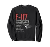 American Aircraft Stealth Bomber F117 Nighthawk Sweatshirt