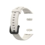 Yhteensopiva Huawei Band 6 / Honor Band 6 TPU-materiaalista vedenpitävän vaihtorannekkehihnan kanssa Seagull grey one size