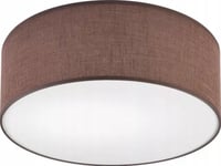 Lamkur Lamkur Vivian 48420 Plafond Taklampa Cirkel 1X60w E27 Brun/Vit