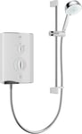 Brand New Model Mira Sport multi-fit Gloss White Electric Shower, 9.8kW - POWER