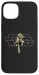 Coque pour iPhone 13 Star Wars Logo Jedi Master Yoda Lightsaber