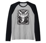 Krampus Craves Misery Christmas Raglan Baseball Tee