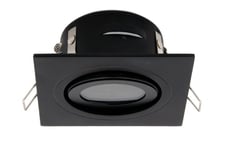 Spa SPA-35725 Cali Tilt Downlight, IP65, matt black, square