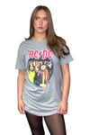 AC/DC Highway To Hell Circle Logo T Shirt Dress