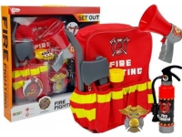Lean Sport Lean Cars Fireman's Backpack Flashlight Fire Extinguisher Megaphone