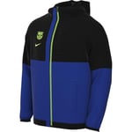 Nike FC Barcelona FQ3109-010 Football Jacket Fc Barcelona Awf Third Winterized Football Jacket for Men, Black/Old Royal/Barely Volt/Lime Blast, M