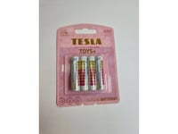 Tesla Tesla Alkaliskt Batteri R3 (Aaa) Toys+ Girl [4X120] 4 St