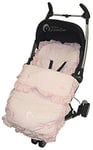 Broderie anglaise/Chancelière cosy orteils Compatible avec Bugaboo Donkey Buffalo – Rose