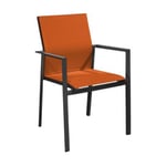 Fauteuil de jardin empilable Delia