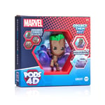 WOW! PODS 4D MARVEL Groot   Connectable Collectable Bobble-head figure that Burs