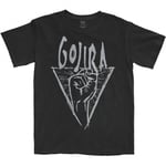 Gojira Unisex Adult Power Glove Cotton T-Shirt - M