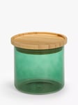 John Lewis Glass Storage Jar with Bamboo Lid, 450ml