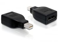 DELOCK – Mini DisplayPort to DisplayPort, black (65238)