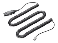 Poly His Adapter Cable - Câble Pour Casque Micro - Déconnexion Rapide Mâle - Bobiné - Pour Avaya 96xx; Definity 9631; One-X Deskphone Edition 96xx