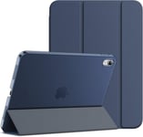 Coque Pour Ipad 10 (10,9 Pouces, Mod¿¿Le 2022, 10¿¿Me G¿¿N¿¿Ration), Support Mince Dos Dur Housse ¿¿Tui Avec Veille/R¿¿Veil Automatique (Marine Fonc¿¿)