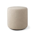 Ethnicraft - Barrow Pouf  Ø 40 - Off White - Alain Van Havre,Jacques Deneef - Beige - Puu