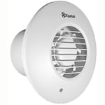 Xpelair Simply Silent DX100BHTPR 4"/100mm Humidistat Pullcord Round Extractor Fan - 93000AW