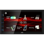 JVC KW-M180DBT -Autoradio multimédia avec écran capacitif 17,3 cm (6,8 Pouces) Démarrage Rapide et Mirroring Android Via USB (4 x 45W, DSP, Dab+/FM, BT, 3X pré-Sorties 2V, USB, contrôle iPod/iPhone)