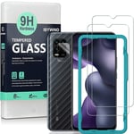 Ibywind Screen Protector for Xiaomi Mi 10 Lite [Pack of 2] with Camera Lens Protector,Back Carbon Fiber Skin Protector,Including Easy Install Kit