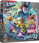 Asmodee - CMON - MARVEL UNITED - X-Men : Equipe Bleue - Jeux de Société - Jeux de Cartes - Jeu Coopératif - Pour Adultes et Enfants à partir de 14 ans - 1 à 4 joueurs - Version française