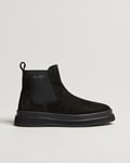 GANT Blistown Shearling Suede Chelsea Boot Black