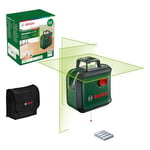 Bosch Laser lignes AdvancedLevel 360 (3 laser lignes avec laser à 360° pour un alignement dans toute une pièce, dans boîte carton), Green