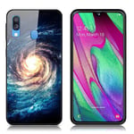 Samsung Fantasy Galaxy A40 kuoret - Tähtisumu Monivärinen