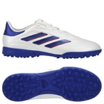 adidas Copa Pure 2 League TF Advancement - Hvit/Lucid Blue/Rød Barn - Turf (TF), størrelse 30½