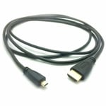 2M Micro HDMI to Standard HDMI Cable for Connecting Your Tablet to TV LCD HDTV