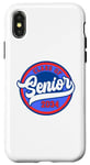 Coque pour iPhone X/XS T-shirt Senior Class Of 2034 High School College Senior