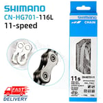 FOR Shimano 11 Speed Chain CN-HG701 Deore MTB Road Bike 116 Quick Link UK