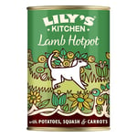 Lily's Kitchen Natural Adult Dog Food Wet Tins - Lamb Hotpot - Complete Meal Recipes (6 Tins x 400g)