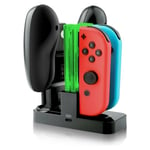 Dobe Laddstation med LED för Nintendo Switch Joy-Con