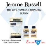 Jerome Russell Bblonde High Lift Powder Bleach & 2 x Cream Peroxide 40VOL 12%