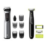 Philips Series 9000 Prestige All-in-One Trimmer with OneBlade, 12-in-1