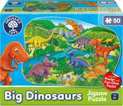 Orchard Toys Big Dinosaurs Jigsaw Puzzle for Kids - Large, 50-Piece, Dinosaur 4+