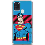 ERT GROUP mobile phone case for Samsung A21s original and officially Licensed DC pattern Superman 029 optimally adapted to the shape of the mobile phone, case made of TPU