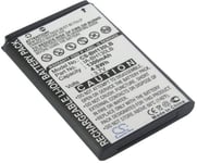 Yhteensopivuus  Samsung HMX-W300RN, 3.7V, 1300 mAh