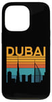 Coque pour iPhone 13 Pro Dubaï Emirats Arabes Unis Skyline City Retro Arabes Emirats Architecture