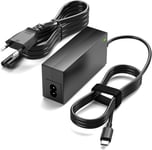 Chargeur Ordinateur USB C 65W 45W pour Macbook Pro Air Lenovo HP Dell ASUS Acer Samsung Huawei MSI Honor Alimentation Adaptateur Secteur Type C PC Portable