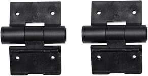 Lot de 2 charnières de porte de rechange compatibles avec Keter Store It Out XL Keter Woodland SH1 674644 SH2 674645 SH3 674646