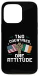 iPhone 13 Pro Dual Heritage Mixed Country USA Ireland Irish American Case