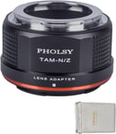 Bague d'adaptation Compatible avec Utiliser Objectifs Tamron Adaptall-2 sur Appareils Photo Nikon Z pour Nikon Z FC, Z30, Z9, Z8, Z6, Z7, Z5, Z50 (Pas pour Z6 II et Z7 II) Adaptall-2 vers Z