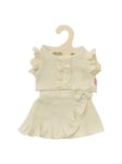 Heless Dolls Wrap Skirt Ecru with Ruffles 35-45 cm