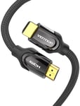 VENTION 4K HDMI Cable 0.75M High Speed Braided HDMI 2.0 Cable Audio UHD ARC 3D 18Gbps 4K@60Hz Ethernet Video HD 1080p Ultra HDMI Cable Compatible with TV,Xbox,Blu-ray Player, DVD, PS5,PS4,Monitor